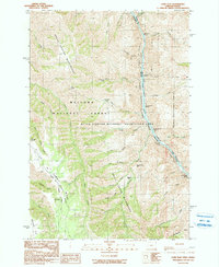 Lord Flat 1990 topographic map preview