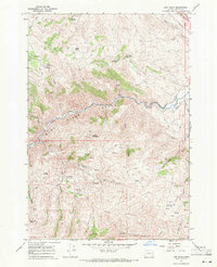 Lost Basin 1967 topographic map preview