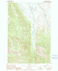Lostine 1990 topographic map thumbnail
