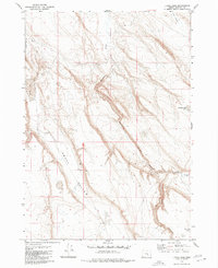 Lunch Lake 1980 topographic map thumbnail