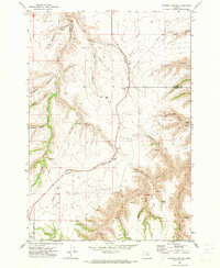 Macken Canyon 1970 topographic map thumbnail