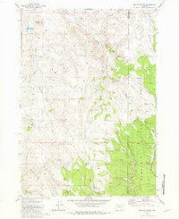 Mackey Butte 1981 topographic map thumbnail
