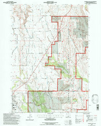 Madras East 1992 topographic map thumbnail