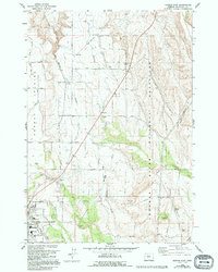 Madras East 1985 topographic map thumbnail
