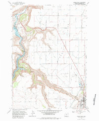 Madras West 1963 topographic map thumbnail