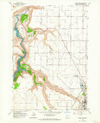 Madras West 1963 topographic map thumbnail