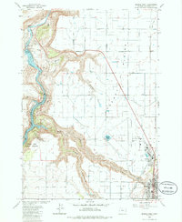 Madras West 1985 topographic map thumbnail