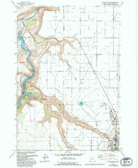 Madras West 1963 topographic map thumbnail