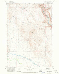 Magpie Peak 1967 topographic map thumbnail