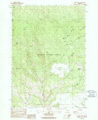 Magpie Table 1988 topographic map preview