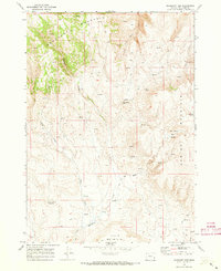 Mahogany Gap 1969 topographic map thumbnail