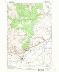 Malheur Butte 1951 topographic map thumbnail