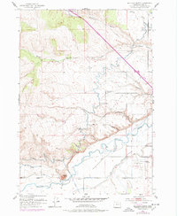 Malheur Butte 1951 topographic map thumbnail
