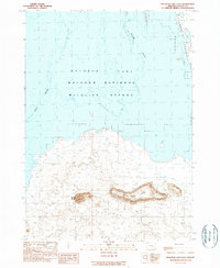 Malheur Lake East 1990 topographic map thumbnail