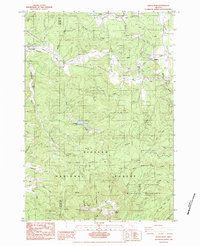 Marys Peak 1984 topographic map thumbnail