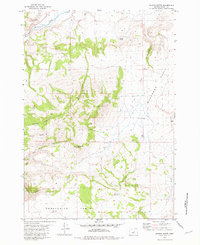 Maupin Butte 1981 topographic map thumbnail