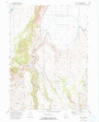 May Lake 1968 topographic map preview