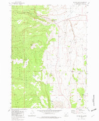 Mc Carty Butte 1982 topographic map thumbnail