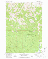 Mc Clellan Mtn 1972 topographic map thumbnail