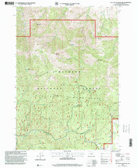 Mc Clellan Mountain 1998 topographic map thumbnail