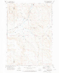 Mc Ewen Butte 1972 topographic map thumbnail