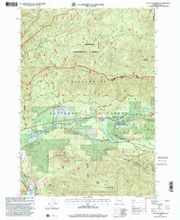Mc Kenzie Bridge 1997 topographic map thumbnail