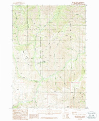 Mc Lain Gulch 1987 topographic map thumbnail