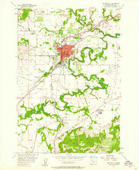 Mc Minnville 1957 topographic map thumbnail