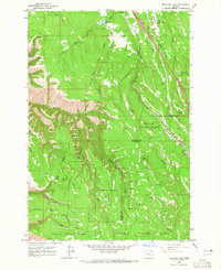Meacham Lake 1963 topographic map thumbnail