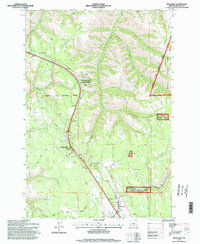 Meacham 1995 topographic map thumbnail