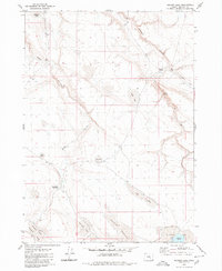 Meadow Lake 1980 topographic map thumbnail