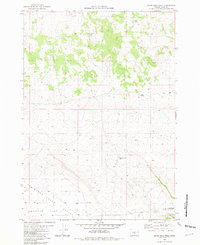 Mean Rock Well 1981 topographic map thumbnail