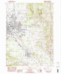 Medford East 1983 topographic map thumbnail