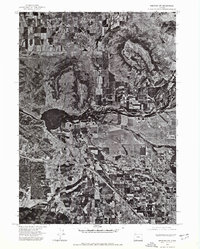 Medford NW 1974 topographic map thumbnail