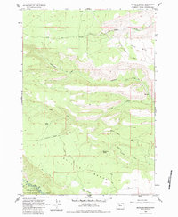 Metolius Bench 1962 topographic map thumbnail