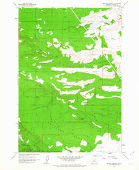 Metolius Bench 1962 topographic map thumbnail
