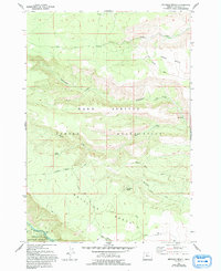 Metolius Bench 1962 topographic map thumbnail