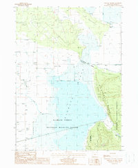 Military Crossing 1988 topographic map thumbnail