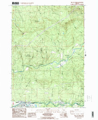 Mill City North 1985 topographic map thumbnail