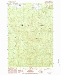 Mill City South 1985 topographic map thumbnail