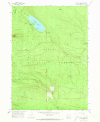 Miller Lake 1967 topographic map thumbnail