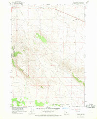 Millican SE 1966 topographic map thumbnail