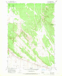 Millican 1967 topographic map thumbnail