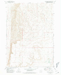 Miranda Flat SE 1981 topographic map thumbnail