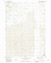 Miranda Flat SW 1981 topographic map preview