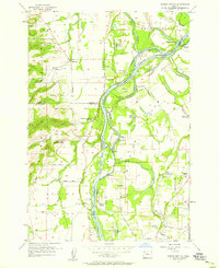 Mission Bottom 1957 topographic map thumbnail