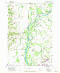 Mission Bottom 1957 topographic map preview