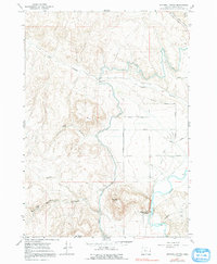 Mitchell Butte 1967 topographic map thumbnail