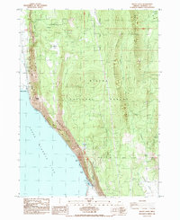 Modoc Point 1985 topographic map thumbnail