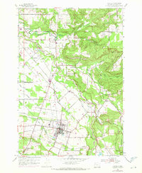 Molalla 1954 topographic map preview